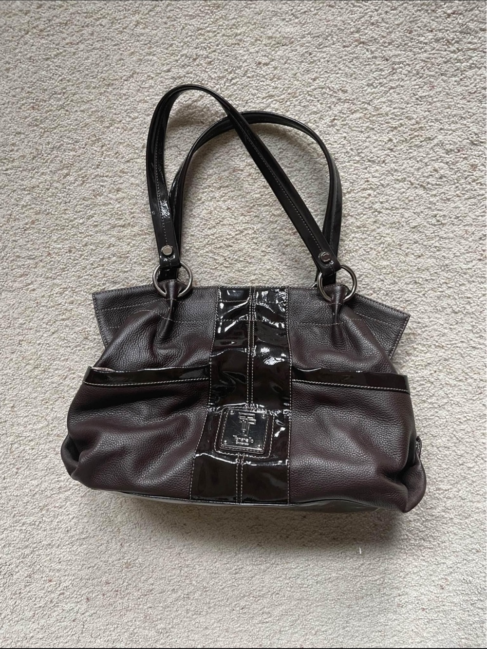 Chocolate Tignanello brown purse
